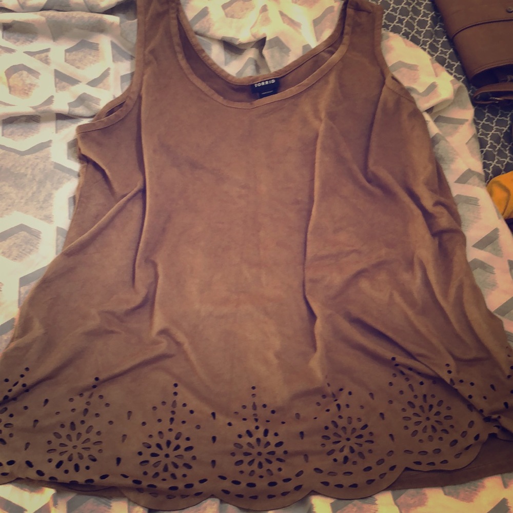 Suede shirt